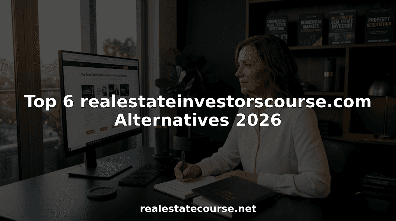 Top 6 realestateinvestorscourse.com Alternatives 2026